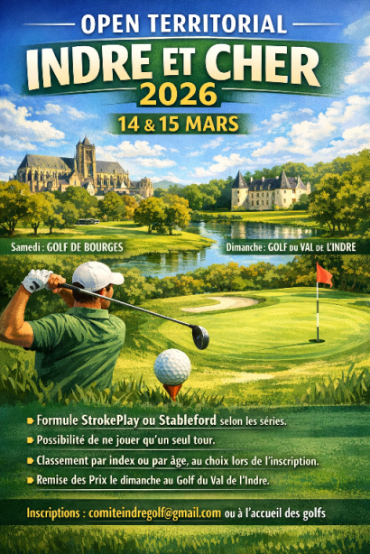 14-15/03/2026 Open du comité territorial Indre et Cher